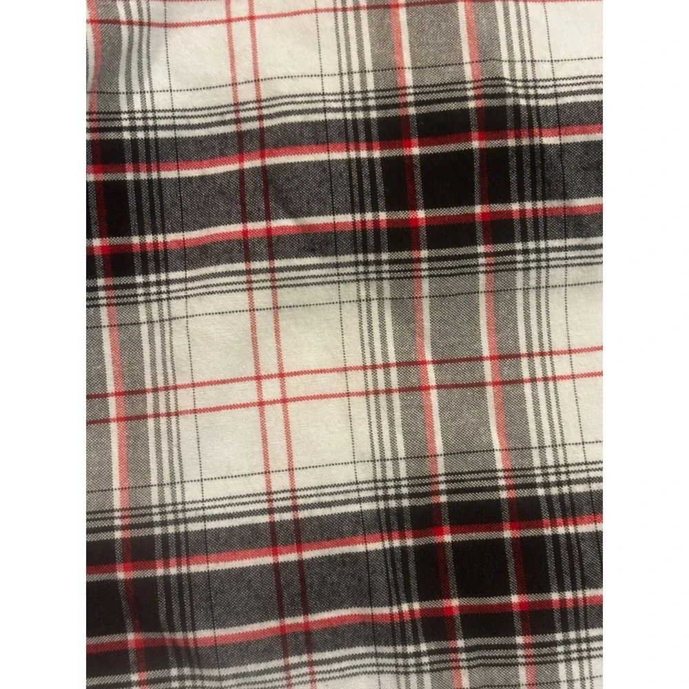 Southpole Shorts Mens 46 Plaid Gray Red Bermuda Baggy Loose Y2K Flat Front Retro